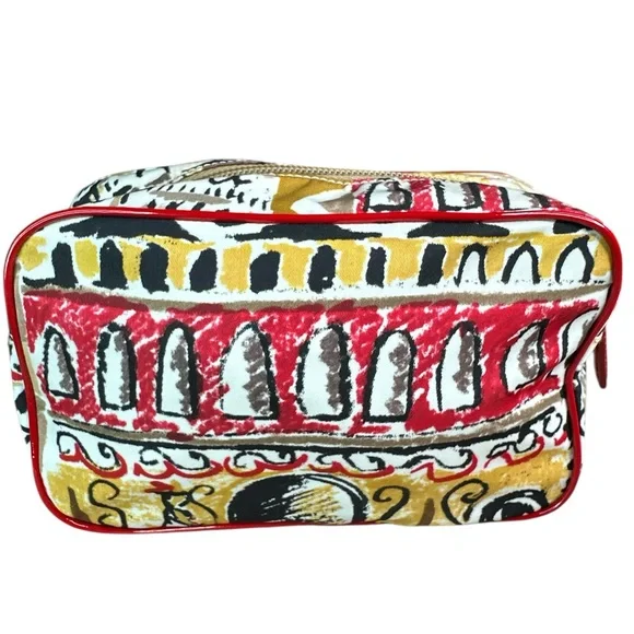 Prada Urban rare Sketch Cosmetic Pouch with Red Accents - Picture 2 of 7